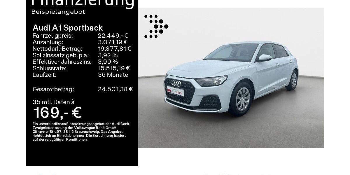 Audi A1 7.400 km 22.449 &euro; Hanau 63452