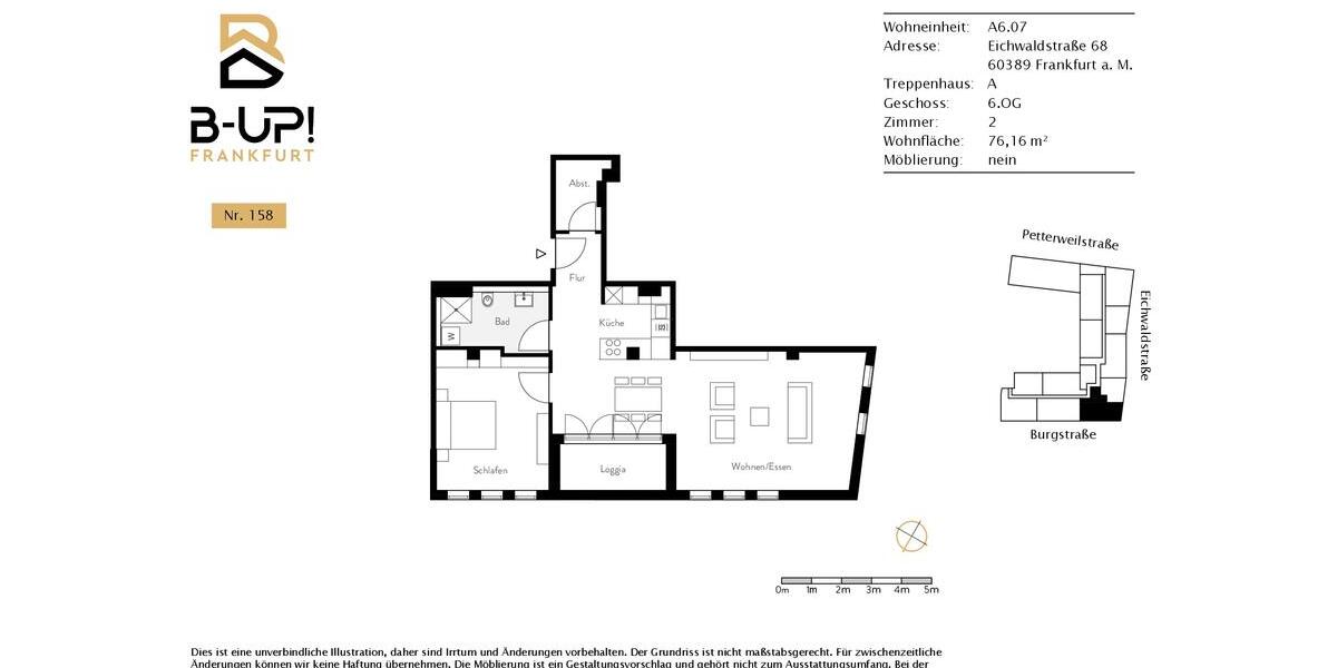 Perfekt für Paare! 2-Zimmer-Wohnung im B-UP! 2 zimmer