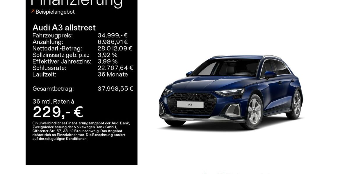 Audi A3 3.800 km 34.699 &euro; Mühlheim 63165