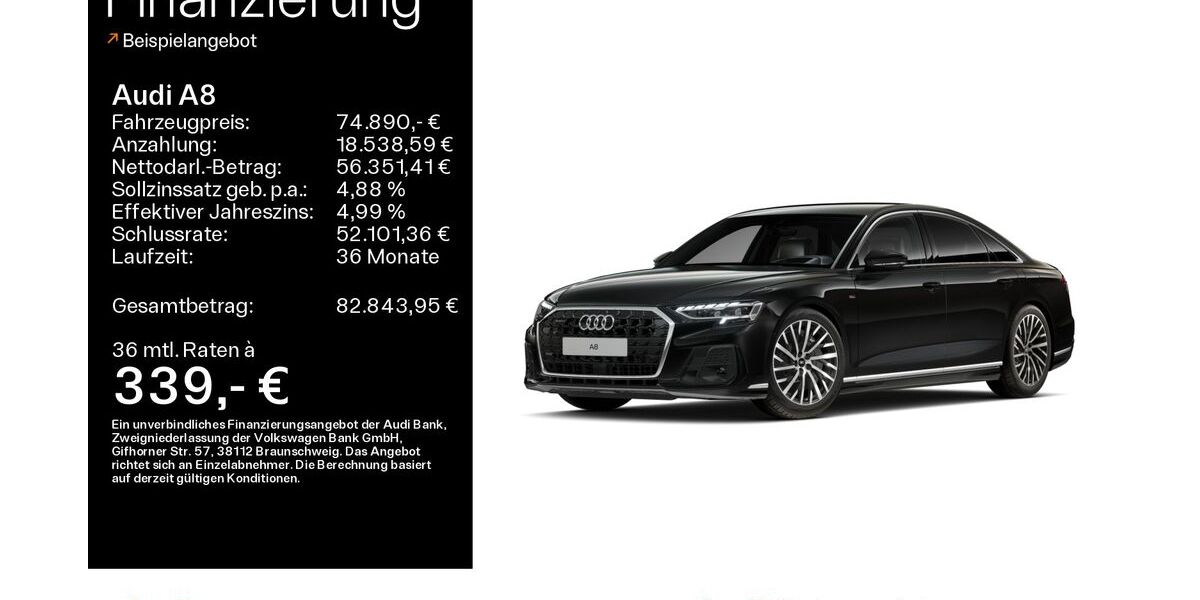 Audi A8 13.956 km 74.890 &euro; Oberursel 61440
