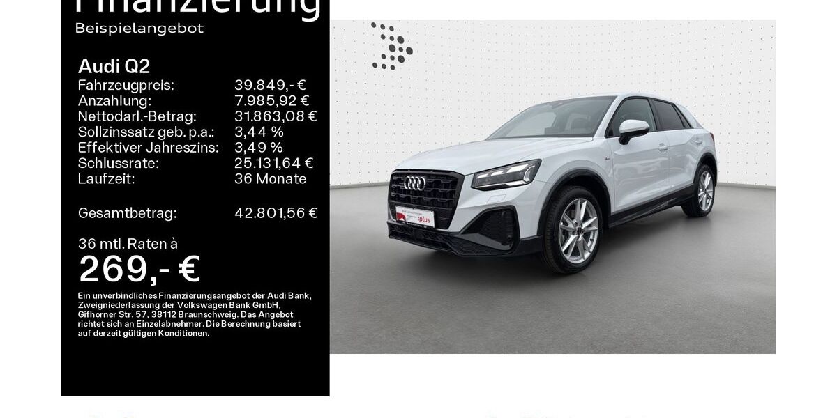 Audi Q2 4.200 km 38.469 &euro; Hanau 63452