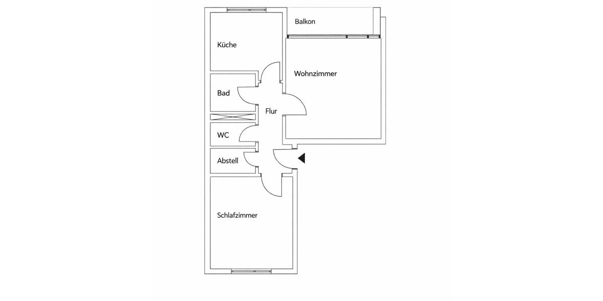 2-Zimmer-Wohnung mit Balkon in Frankfurt-Nied – komplett möbliert 2 zimmer