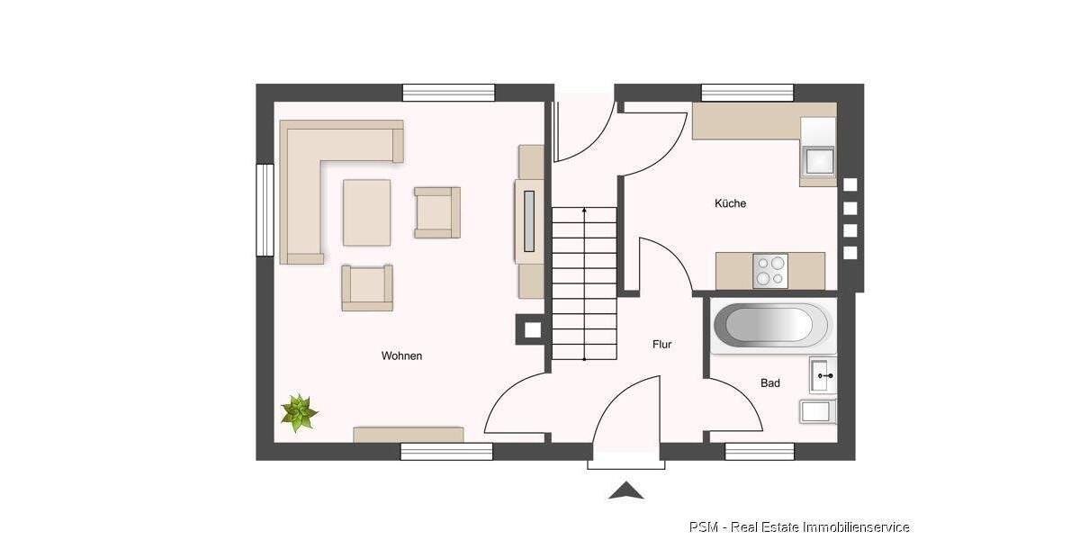 Reihenendhaus Frankfurt am Main / Frankfurter Berg Frankfurter Berg - 3 Zimmer, 70 m&sup2;, 595.000&euro; | Angebot:25678834