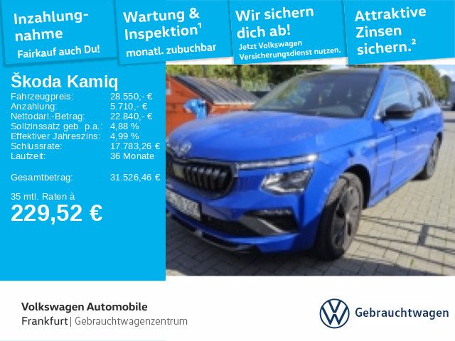 Skoda Kamiq 24.107 km 26.480 &euro; Frankfurt 60326