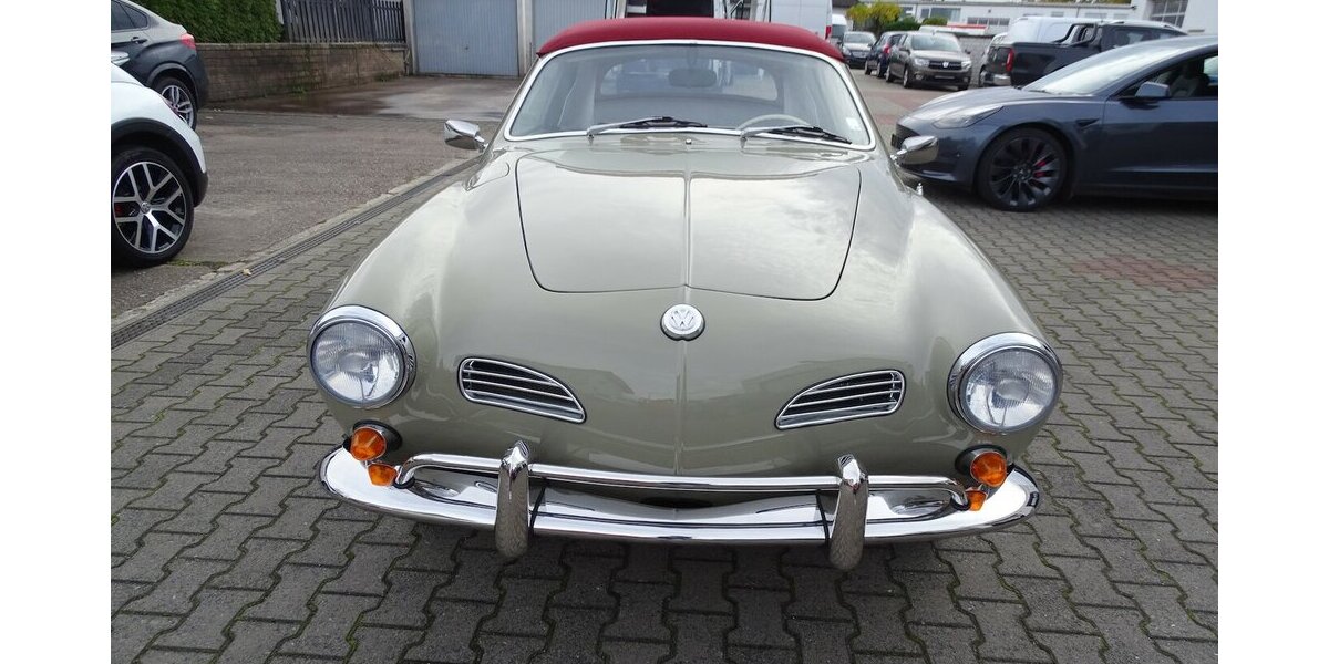 VW Karmann Ghia Cabrio vollständig restauriert 1.200 km 59.900 &euro; Rodgau 63110