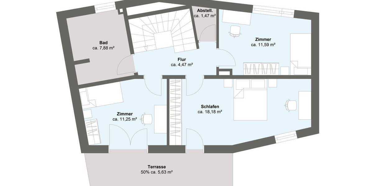 Reihenmittelhaus Frankfurt am Main Kalbach-Riedberg - 6 Zimmer, 170 m&sup2;, 1.099.000&euro; | Angebot:25628906