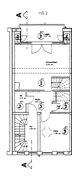 Etagenwohnung Frankfurt am Main Bergen-Enkheim - 4 Zimmer, 100 m&sup2;, 1.800&euro; | Angebot:26250218