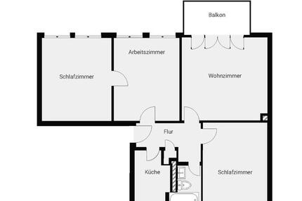 ETW in beliebter Lage mit hervorragender öffentlicher Anbindung 4 zimmer