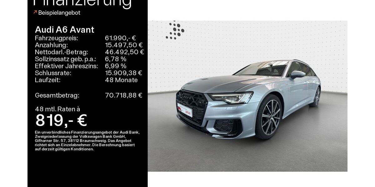Audi A6 27.500 km 60.990 € Hofheim 65719