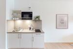 Möbliertes 1-Zimmer-Apartment mit Einbauküche und Balkon 1 zimmer