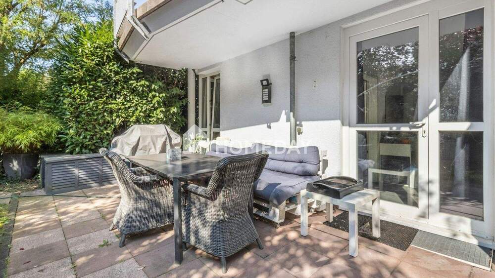 Moderne Gartenwohnung mit 3 Zimmern, Terrasse und Stellplatz am Sachsenhäuser Berg 3 zimmer