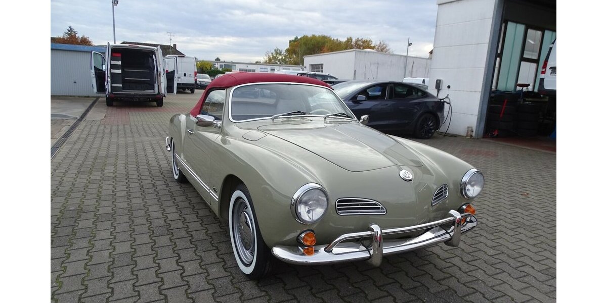 VW Karmann Ghia Cabrio vollständig restauriert 1.200 km 59.900 &euro; Rodgau 63110