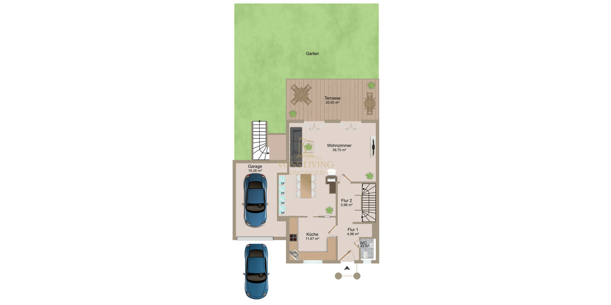 Reihenendhaus Bad Vilbel Dortelweil - 7 Zimmer, 200 m&sup2;, 1.089.000&euro; | Angebot:26306222