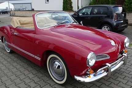 VW Karmann Ghia Cabrio vollständig restauriert 1.200 km 56.990 &euro; Rodgau 63110