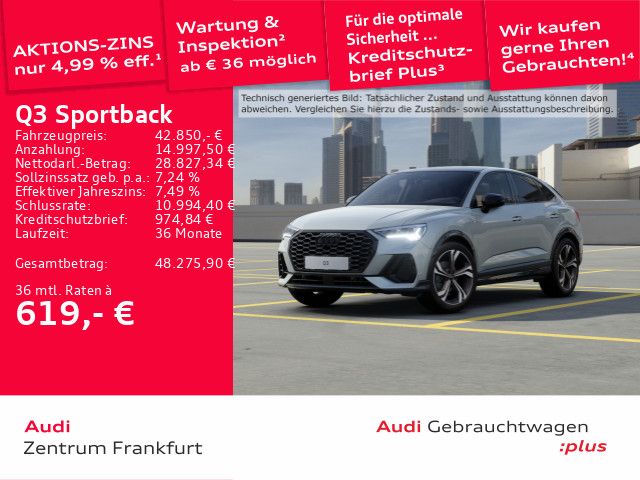 Audi Q3 22.486 km 42.850 € Frankfurt am Main 60314
