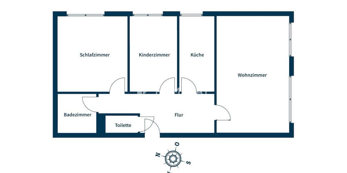 Etagenwohnung Hanau - 3 Zimmer, 70 m&sup2;, 184.900&euro; | Angebot:26334884