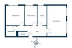 Etagenwohnung Hanau - 3 Zimmer, 70 m&sup2;, 184.900&euro; | Angebot:26334884