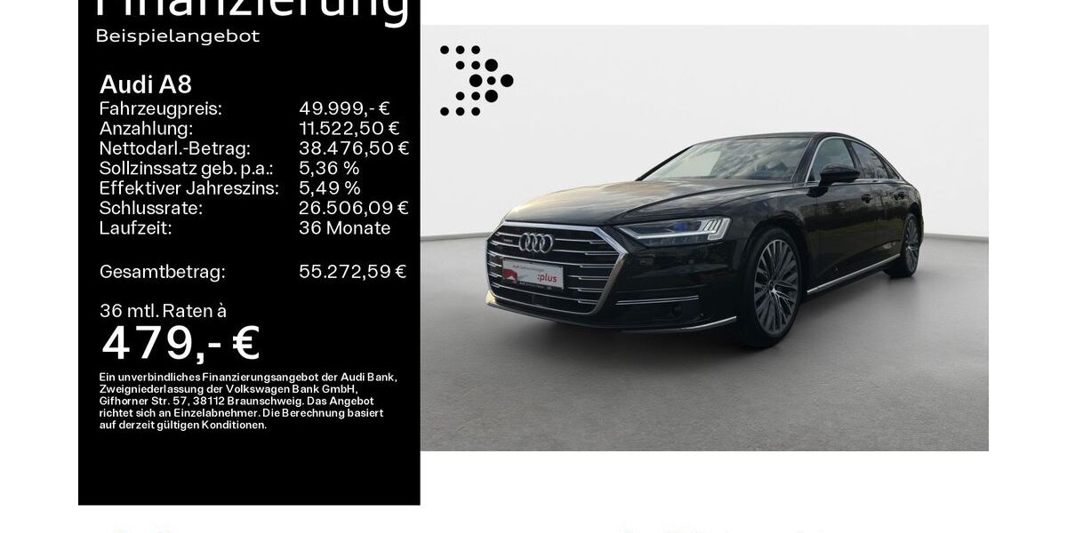 Audi A8 70.500 km 46.999 &euro; Hanau 63452