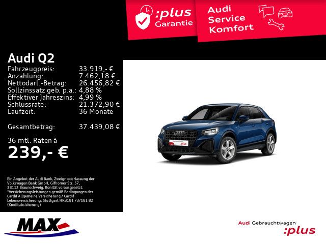 Audi Q2 7.200 km 33.919 &euro; Offenbach am Main 63071