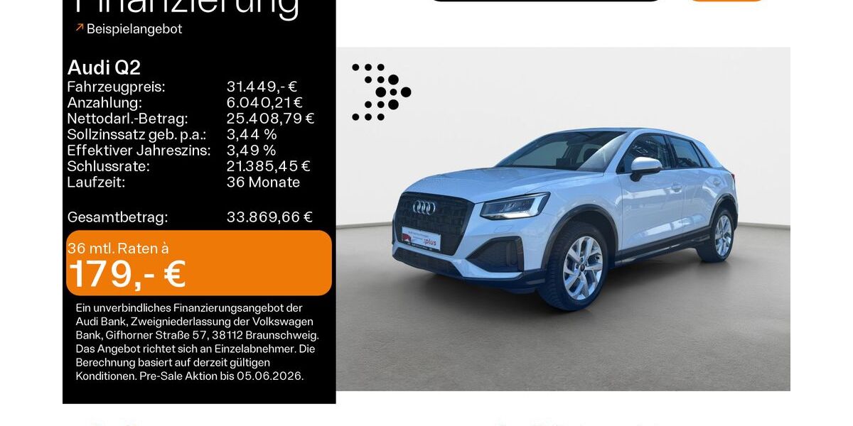 Audi Q2 14.200 km 30.879 &euro; Hanau 63452