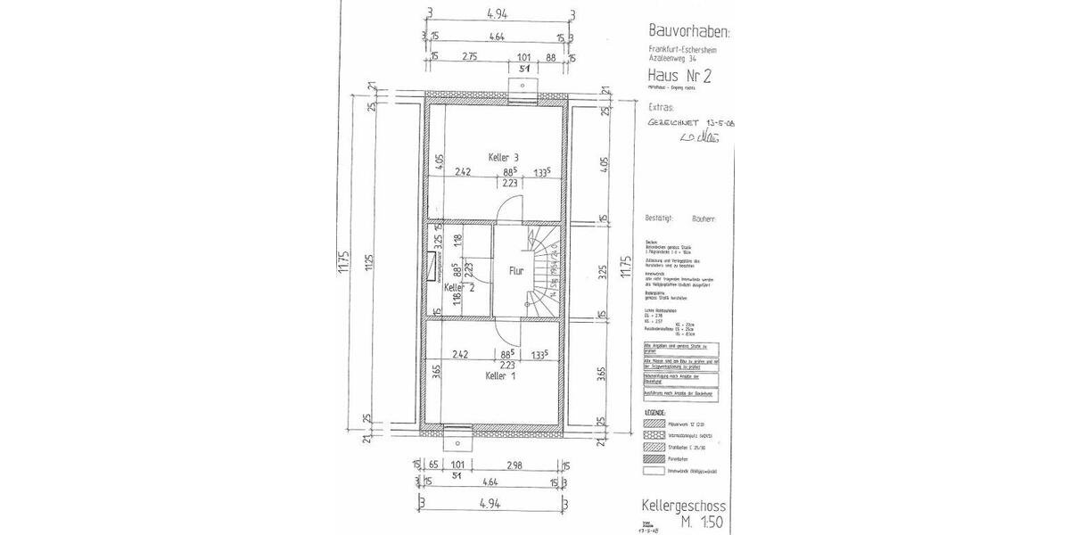 Reihenhaus Frankfurt am Main Eschersheim - 5 Zimmer, 101 m&sup2;, 590.000&euro; | Angebot:26415511