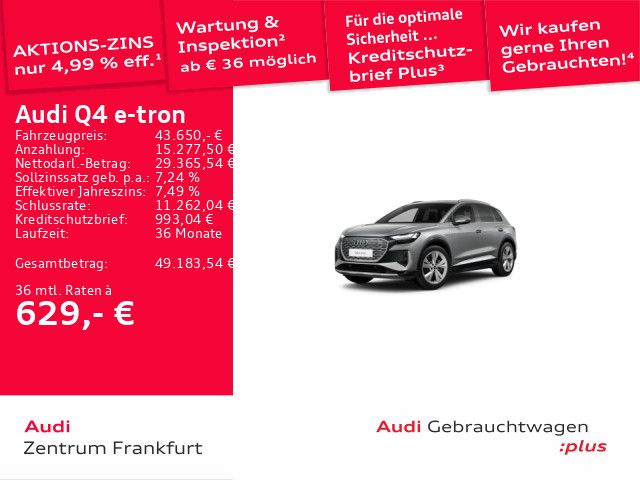 Audi Q4 e-tron 48.881 km 41.920 &euro; Frankfurt am Main 60326