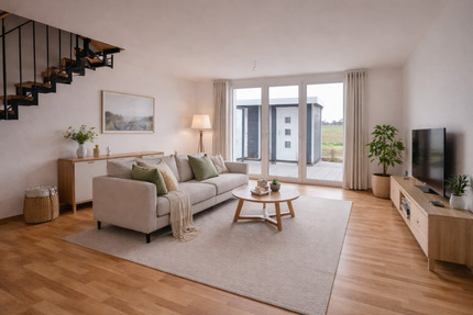 Neubau-Reihenhaus mit EBK in Feldrandlage in Darmstadt-Wixhausen 5 zimmer