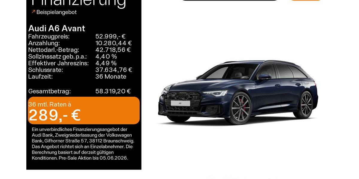 Audi A6 26.700 km 52.499 &euro; Mühlheim 63165