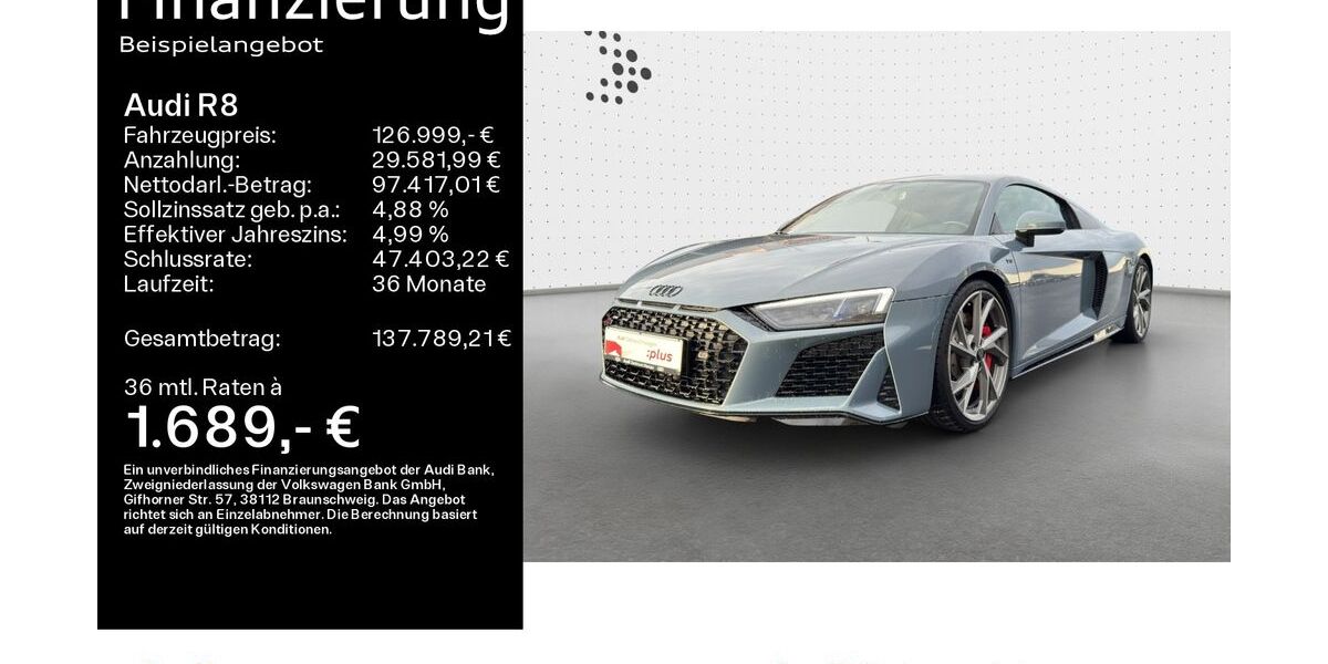 Audi R8 13.350 km 124.999 &euro; Hanau 63452
