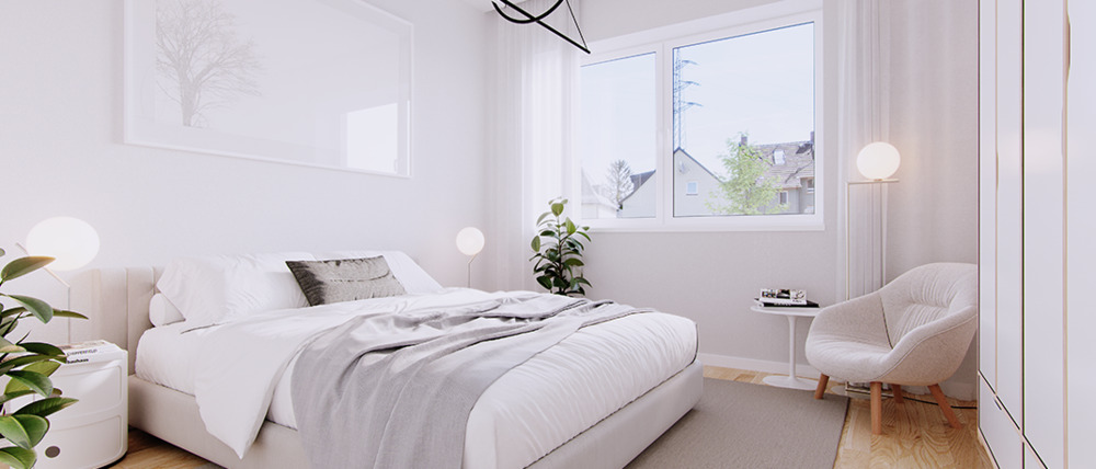 Etagenwohnung Frankfurt am Main Nied - 2 Zimmer, 57 m&sup2;, 385.000&euro; | Angebot:25690836