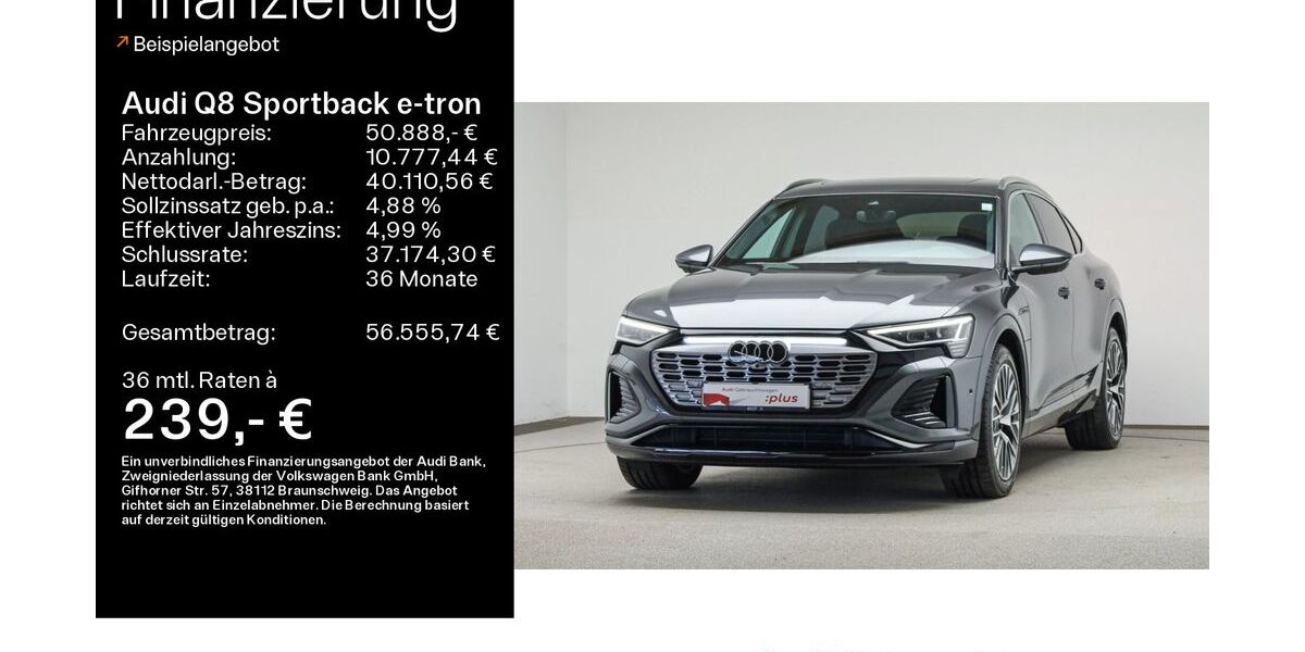 Audi Q8 e-tron 49.900 km 50.688 &euro; Mühlheim 63165