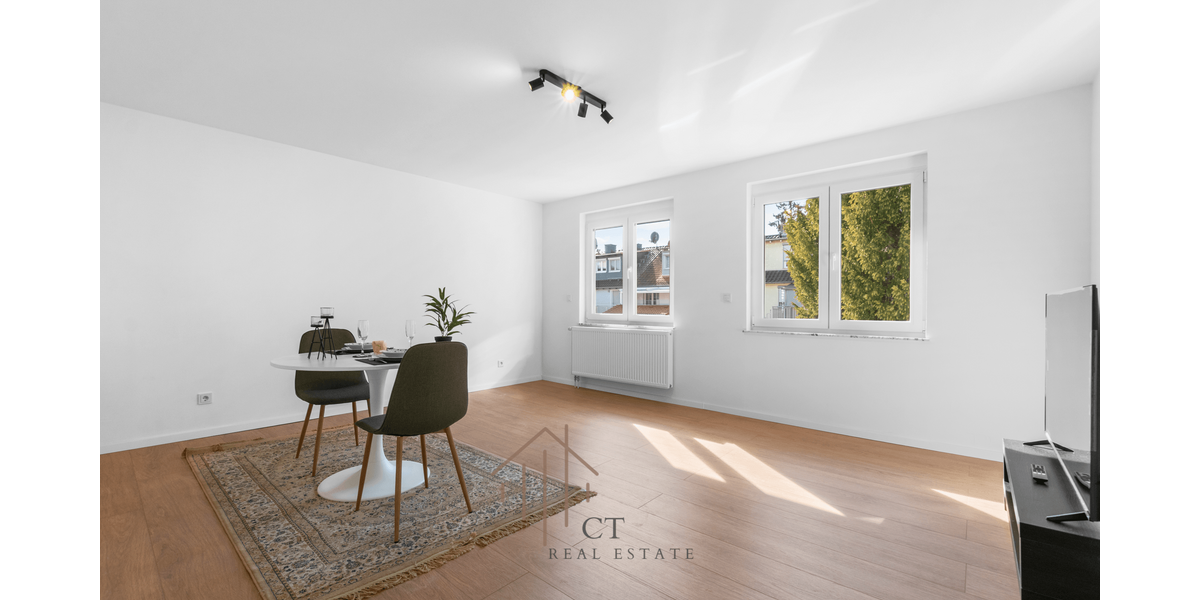 Etagenwohnung Frankfurt am Main Nied - 2 Zimmer, 56 m&sup2;, 1.200&euro; | Angebot:26337954