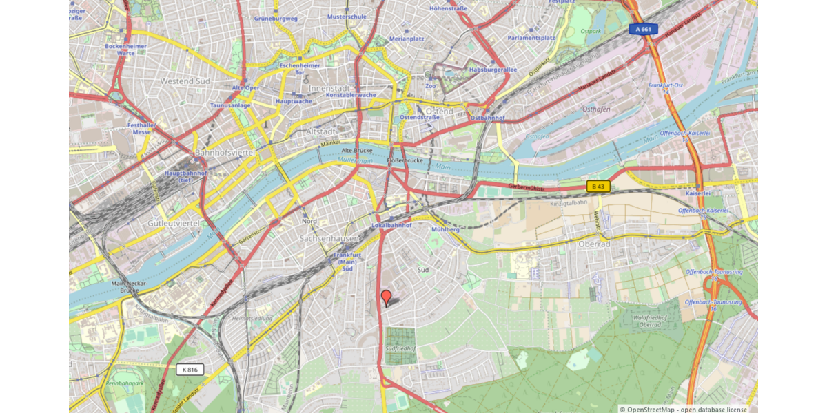 Hochwertige 3-Zimmer-Eigentumswohnung mit zwei Balkonen in begehrter Lage von Frankfurt-Sachsenhausen - Etagenwohnung Frankfurt Oberrad | Angebot:24762533