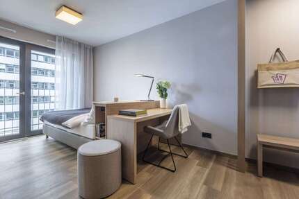 Wohnung zum Mieten in Frankfurt am Main 755 € 22.12 m² 1 zimmer