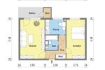 Etagenwohnung Offenbach am Main Buchrain - 2 Zimmer, 49 m&sup2;, 588&euro; | Angebot:25881699