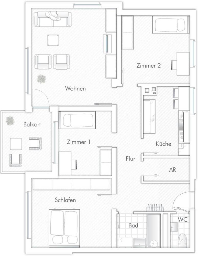 Hier wird für SIE saniert !! 4 RaumWohnung BITTE LESEN sie den Punkt 4