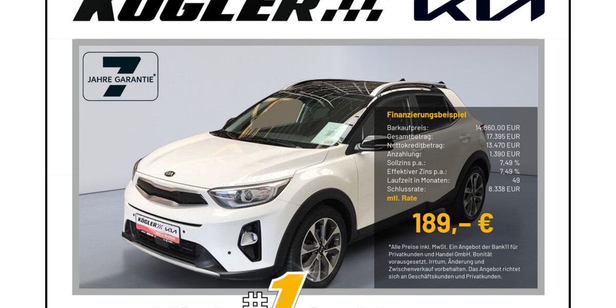 Kia Stonic 94.730 km 14.860 &euro; Rosbach | Frankfurt Nord 61191