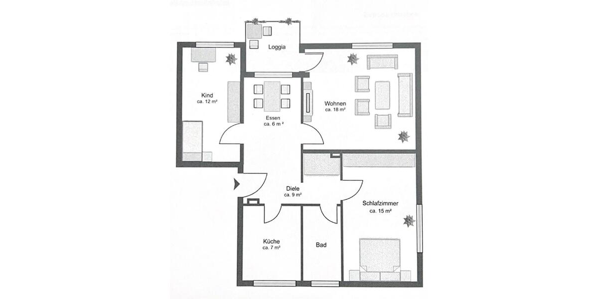 Erdgeschoßwohnung Hanau Groß-Steinheim - 3 Zimmer, 71 m&sup2;, 198.000&euro; | Angebot:26608714